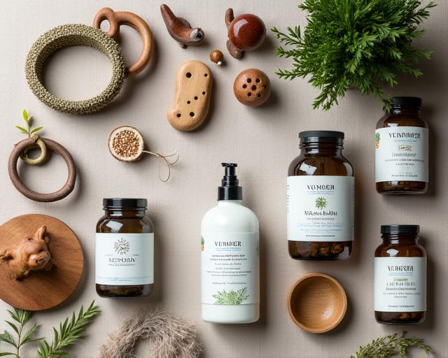 Une sélection de produits naturels et artisanaux pour animaux de compagnie.